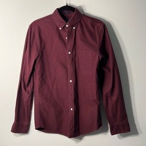 JCrew slim fit Oxford - Cardinal size small